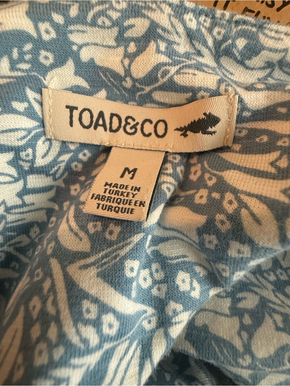 NWT. Toad & Co. Rosemarie Sleeveless Dress. Glacier Spring Print. Size Medium. - Picture 5 of 10